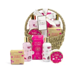 *42296 IDC Secret Stories Rose Edition Basket Set Σετ Δώρου - Περιποίησης W19x H23 x D11cm 6pcs