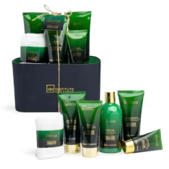 *42306 IDC Men's Luxe Essentials Bath Set Black Pepper Leather Box - Σετ Περιποίησης 21 x 25 x 14,5 cm 7pcs