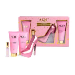 *44104 AQC Fragraces Lady Secret Pink Edition Perfume Set  4pcs 35 x 21 x 6cm