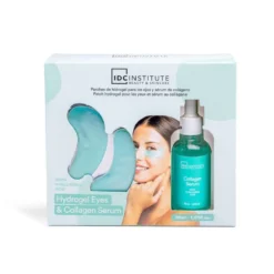 *99101 IDC Institute Collagen & Hyaluronic Acid Face Care Set - Ορός Προσώπου 30ml & Hydrogel Επιθέματα για τα Μάτια 1pair