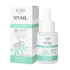 Victoria Beauty Asian Rituals Snail Extract Face Serum Ορός Προσώπου με Έκκριμα Σαλιγκαριού, Βιταμίνη C, Centella & Ρύζι 30ml