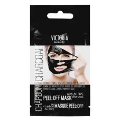 Victoria Beauty Carbon Charcoal Peel Off Mask Μαύρη Μάσκα Προσώπου με Ξυλάνθρακα για τα μαύρα στίγματα 10ml