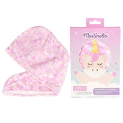 *90278 Martinelia Little Unicorn Quick Dry Hair Turban Pink Πετσέτα Για Γρήγορο Στέγνωμα Μαλλιών Ροζ