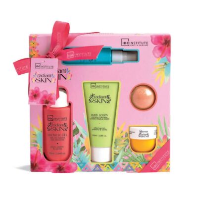 *90324 IDC Institute Radiant Skin Set 5Pcs Σετ Μπάνιου - Περιποίησης 21 x 20,5 x 4cm