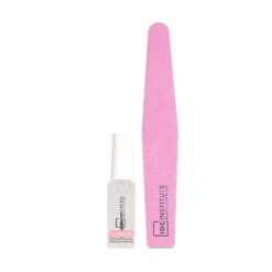 *90500 IDC Institute Cuticle Oil & File Set Λαδάκι Επωνυχίων 6ml & Buffer Ροζ