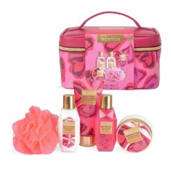 *99298 IDC Secret Stories Cherry Blossom Complete Bloom Cosmetic Bag Set , Σετ Δώρου 21 x 14 x 14cm 6pcs