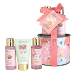 *99303 IDC Scented Garden Wildflowers Metal Case Set Σετ Δώρου - Περιποίησης Φ12 Η21,5 4pcs
