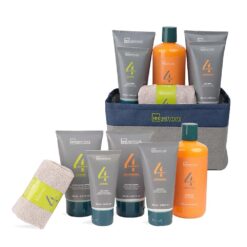 *99349 IDC 4 Elements Collection Men's Big Shave Care Set Grey - Blue Σετ Περιποίησης & Ξυρίσματος  21,5 x 17 x 24cm 7pcs