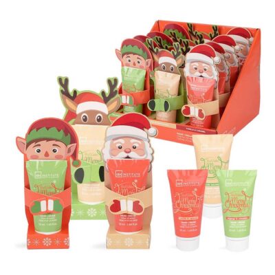 *42373ELF IDC Institute Christmas Hand Cream Ενυδατική Κρέμα Χεριών Vanilla Sugar & Cookies Ξωτικό 50ml