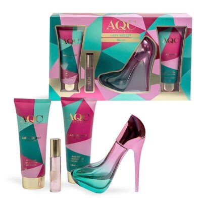*44450 AQC Fragraces Lady Secret Bloom Perfume Set 4pcs 35 x 21 x 6cm