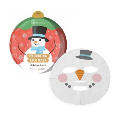 *56283 IDC Christmas Hydrating Face Mask Μάσκα Προσώπου Χριστουγεννιάτικη Εκτύπωση σε Πανί Βαθιάς Ενυδάτωσης 24gr