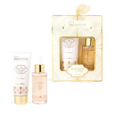 *99155 IDC Institute Scented Bath Gold Body Glow – Σετ Λάμψης Σώματος 2 τεμαχίων