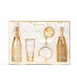 IDC Scented Bath Gold Set Vanilla & Bergamot Σετ Δώρου Μπάνιου W27x H19,5 x D4,5cm 5pcs