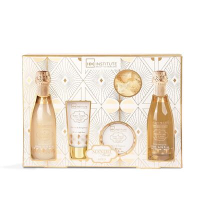 *99259 IDC Scented Bath Gold Set Vanilla & Bergamot Σετ Δώρου Μπάνιου W27x H19,5 x D4,5cm 5pcs