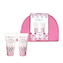 IDC Scented Bath Rose Cosmetic Bag Set - Σετ Μπάνιου 18 x 14 x 8cm 3pcs