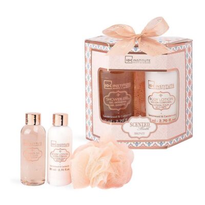 *99278 IDC Scented Bath Bronze Set Sandalwood & Cardamom - Σετ Μπάνιου 3pcs 12 x 12,5 x 12cm
